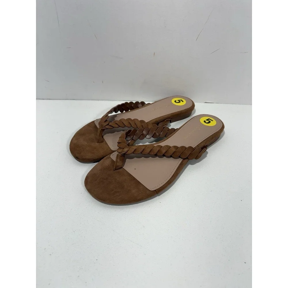 BCBGeneration Womens‎ Gabriela Brown Slide Sandals Slippers Sz 5 New Display